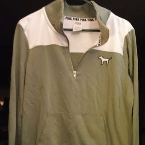 VS Pink Quarter-Zip Sweatshirt